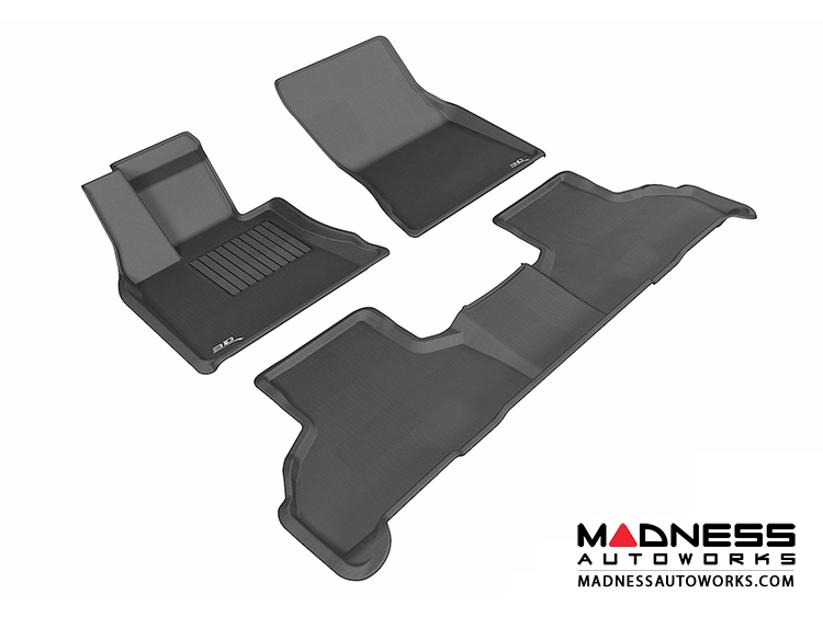 BMW X5 (F15) Floor Mats (Set of 3) - Black by 3D MAXpider